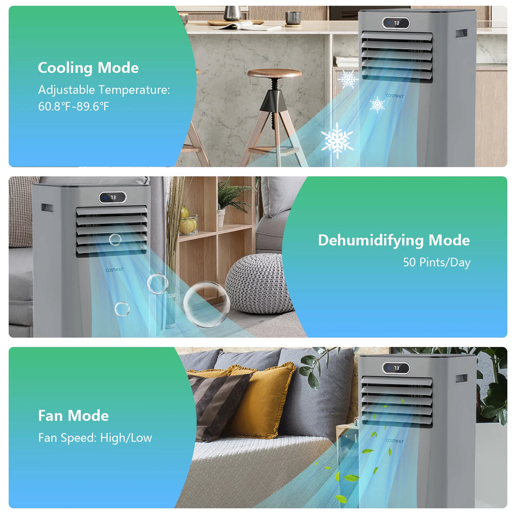 6000 BTU Portable Air Conditioner White F9479