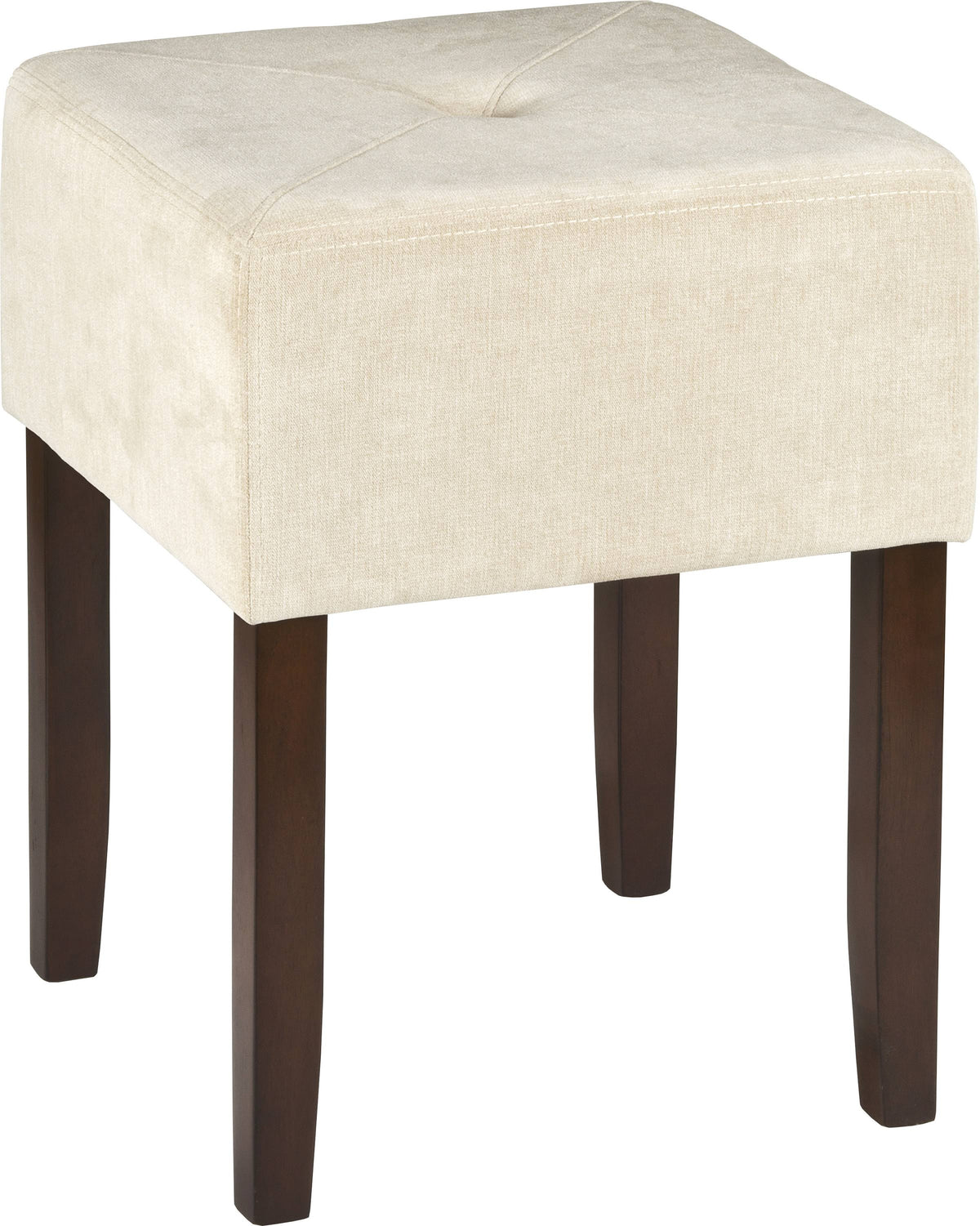 Brown Backless Vanity Stool R835