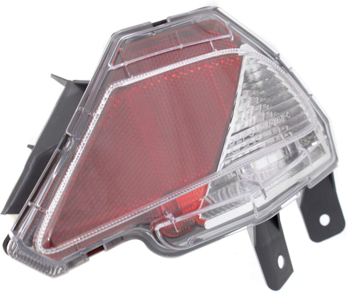 Tail Light Set of 2 Clear Red Lens Halogen J99127