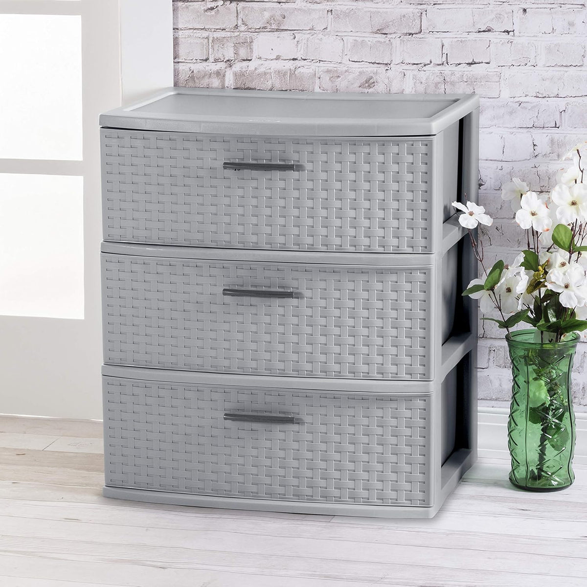 3 Drawer Wide Weave Tower X890