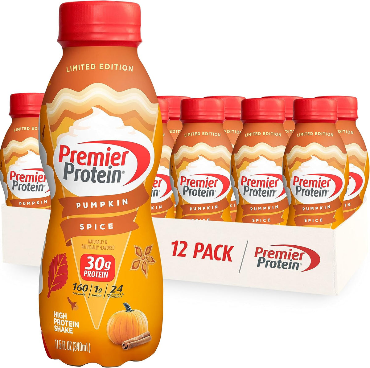Pumpkin Spice 30g Protein Shake 11.5 Fl Oz Pack of 12 R70790
