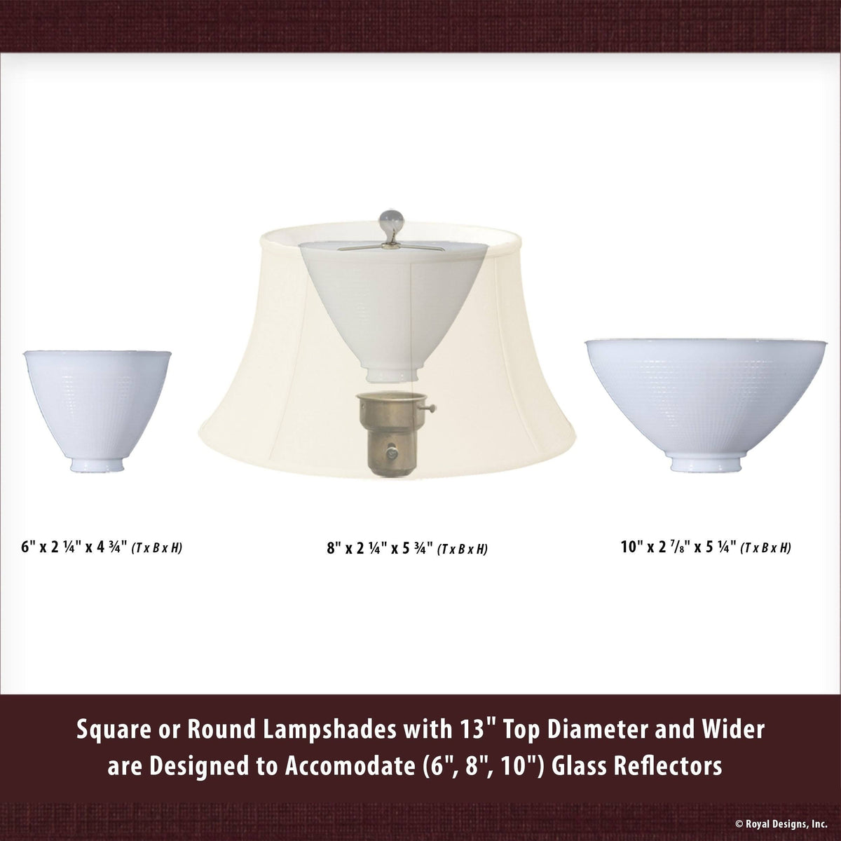 Antique Gold Lamp Shade, 11 x 20 x 14 I4564