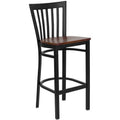 School House Back Metal Restaurant Barstool L467708