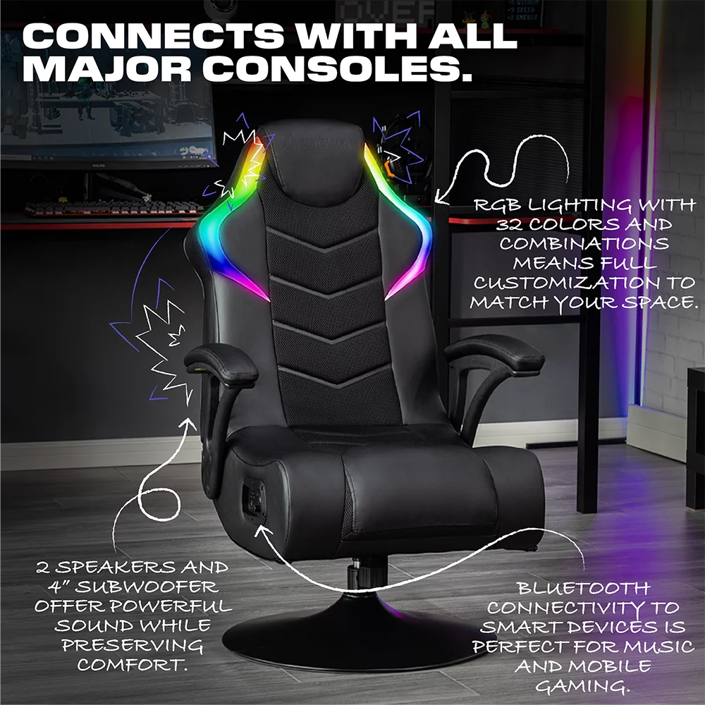 Black Mesh Gaming Chair R1763