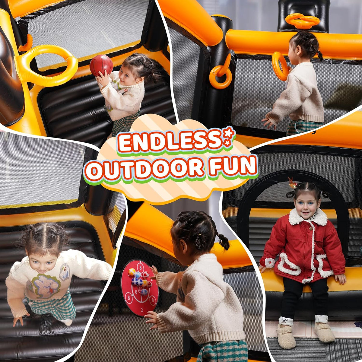Inflatable Bouncy Castle with Ball Pit A6759