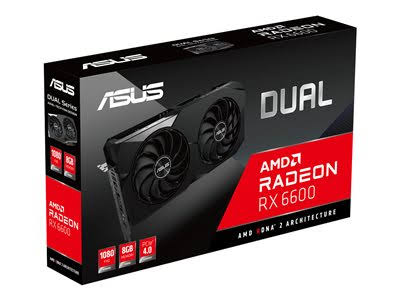 Graphics Card Radeon RX 6600 8 GB GDDR6 PCIe 4.0 HDMI DisplayPort R130719