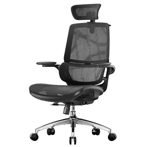 Ergonomic Office Chair with 3D Flip-up Armrests and Dual Back Design K532