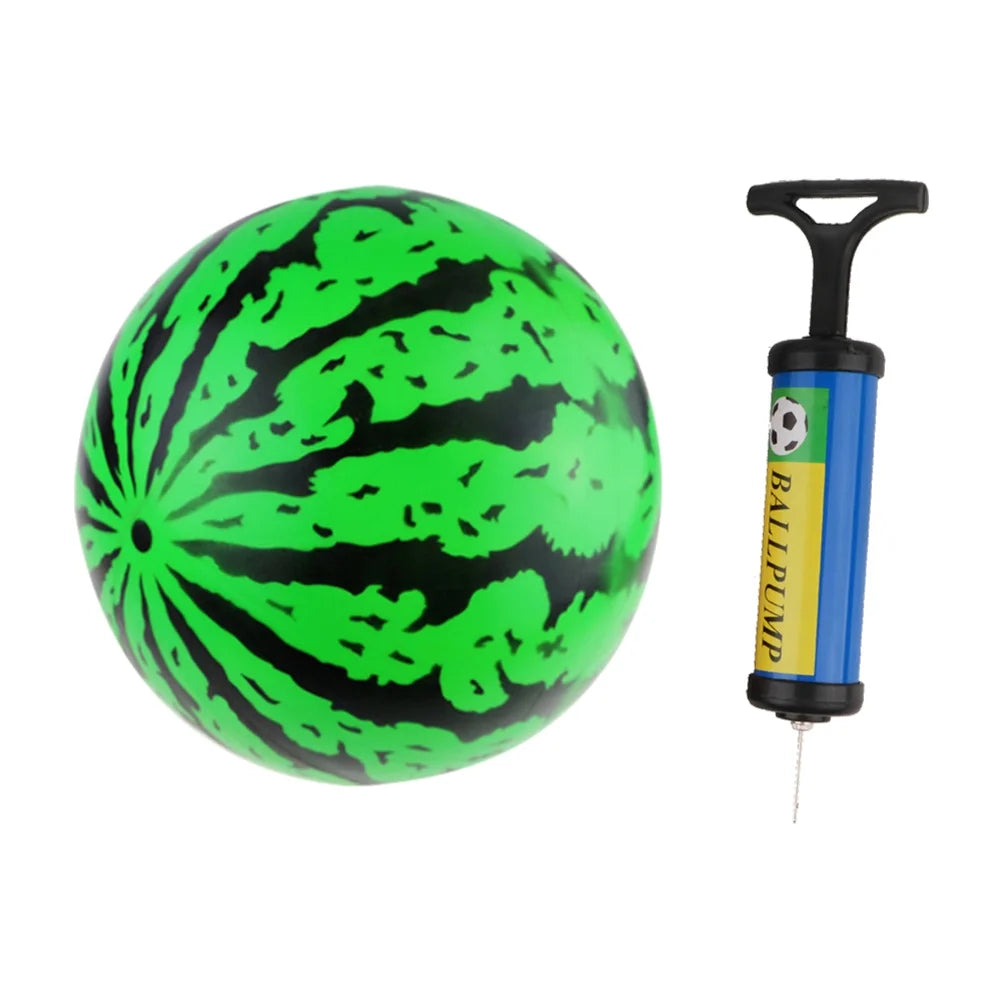 2Pcs 9 Inch Inflatable Bouncy Ball Kids Toys I9747
