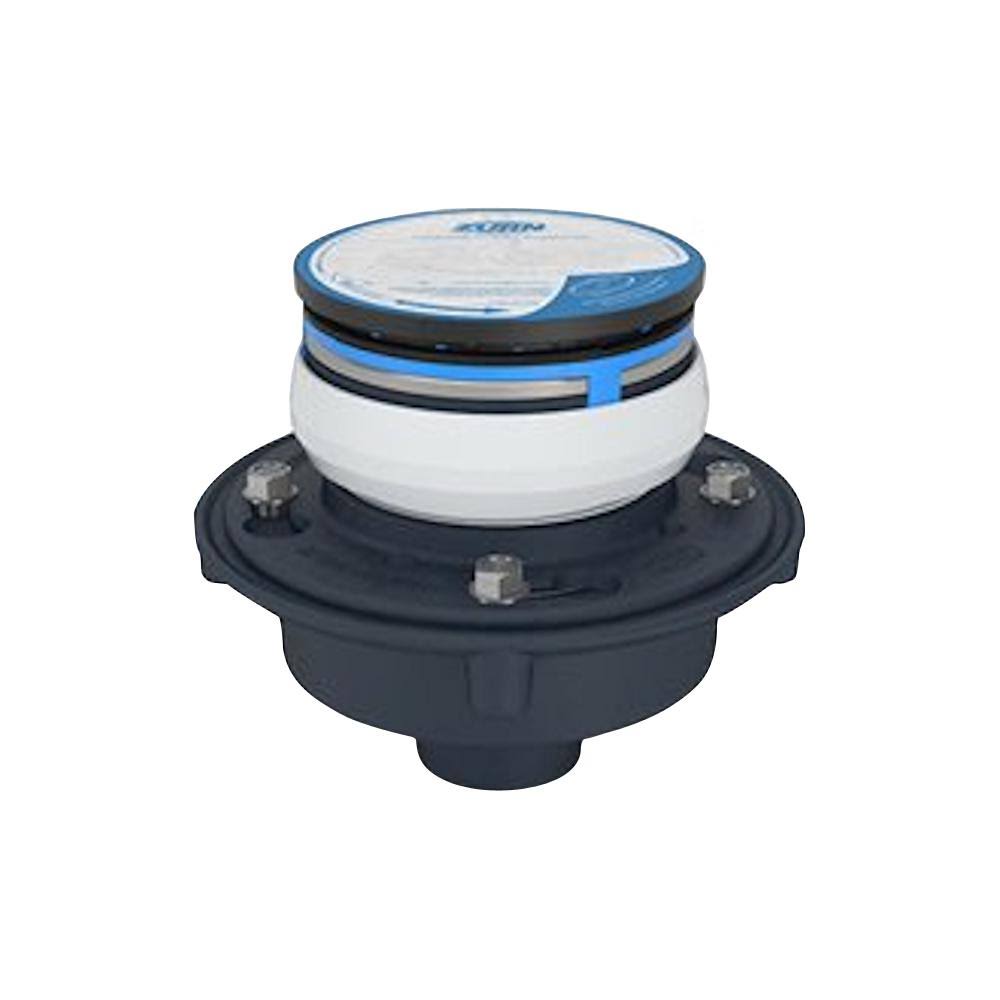 EZ1 ABS Drain with Square Nickel Bronze Strainer and Solvent Weld Outlet E6588