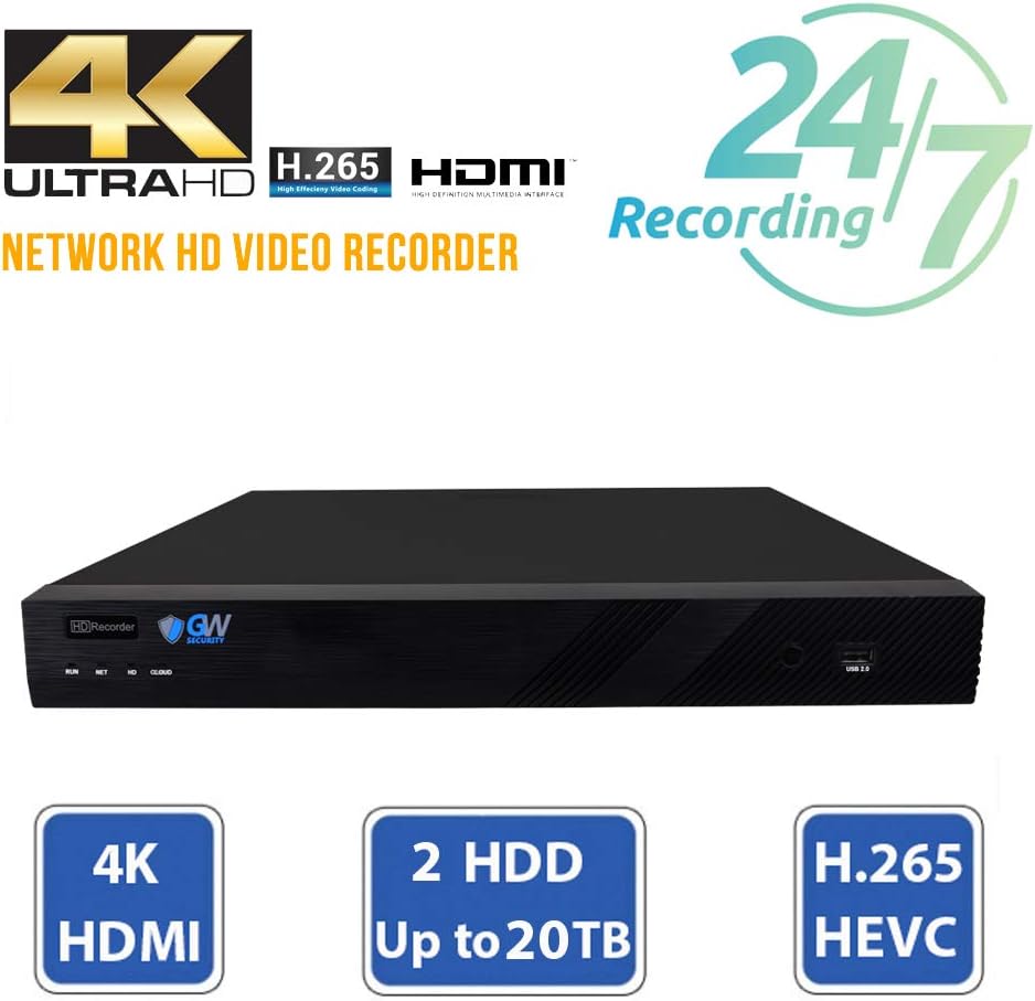 16 Channel 4K NVR 5MP PoE Security Camera System with 12 Dome Cameras B335147