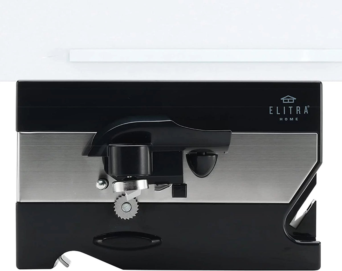 3 in 1 Under the Cabinet Electric Can Opener Black And Silver E66045