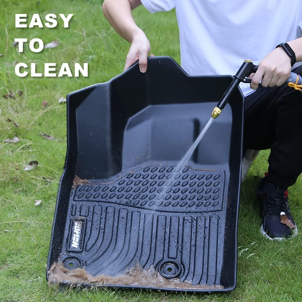 All Weather Floor Mats 3 Row Black Y319