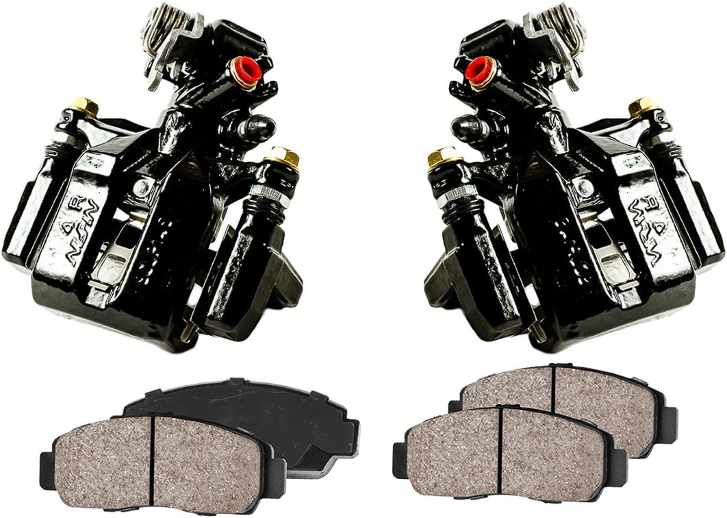 Black Powder Coated Calipers + Ceramic Brake Pads N46299