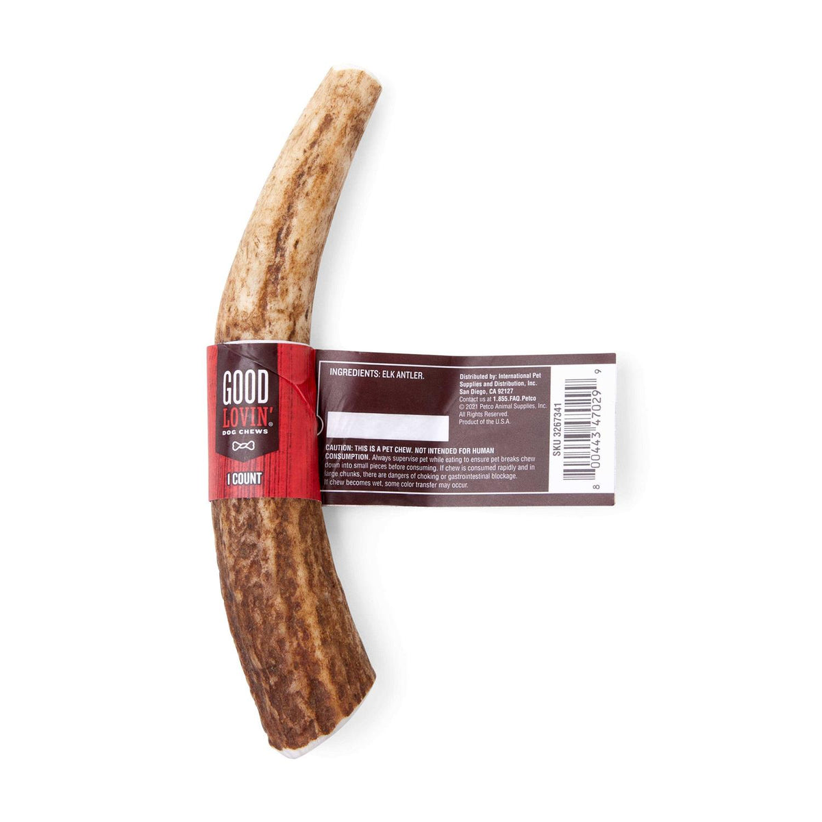 Whole Elk Antler Dog Chew U433