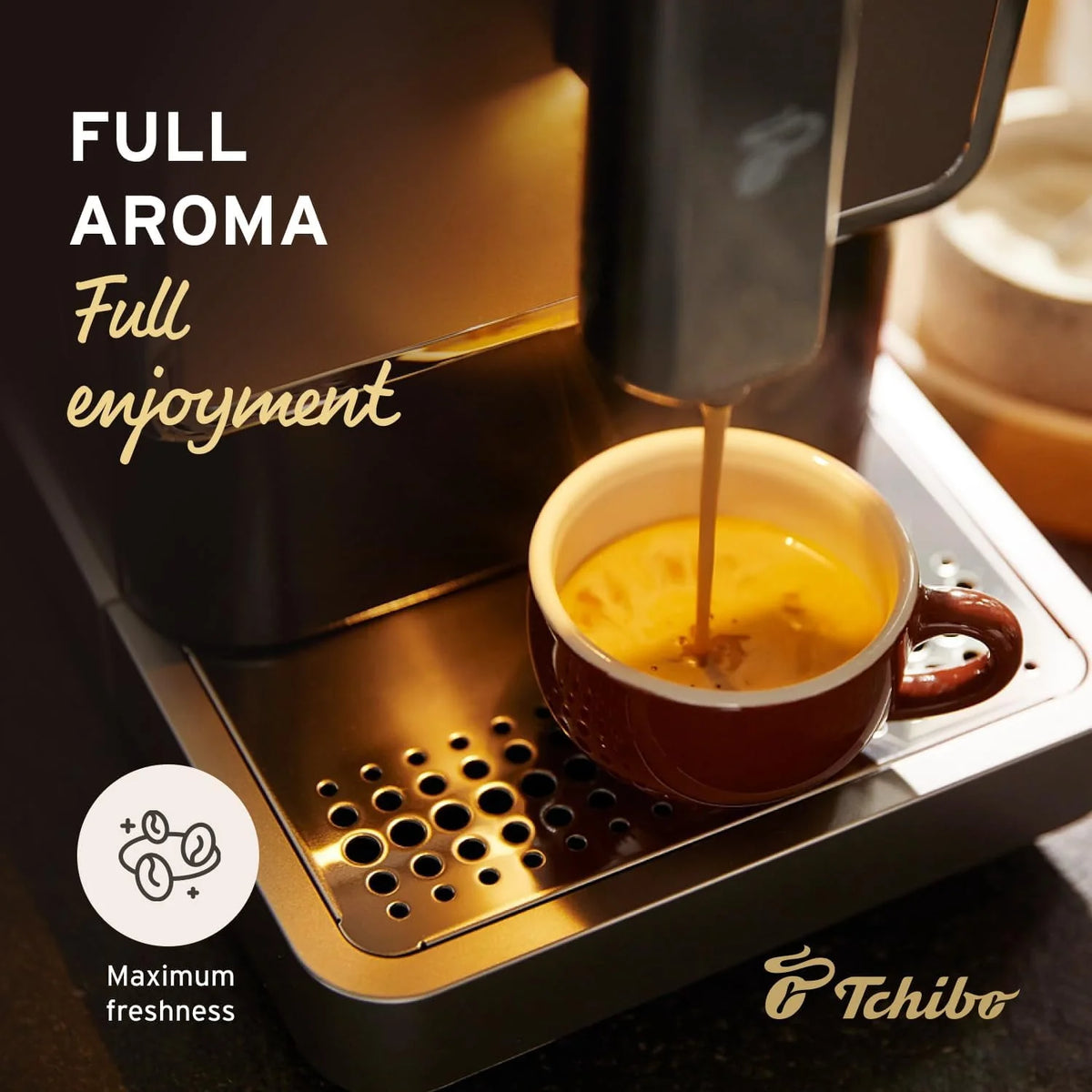 Single Serve Coffee Maker with Built-in Grinder O100