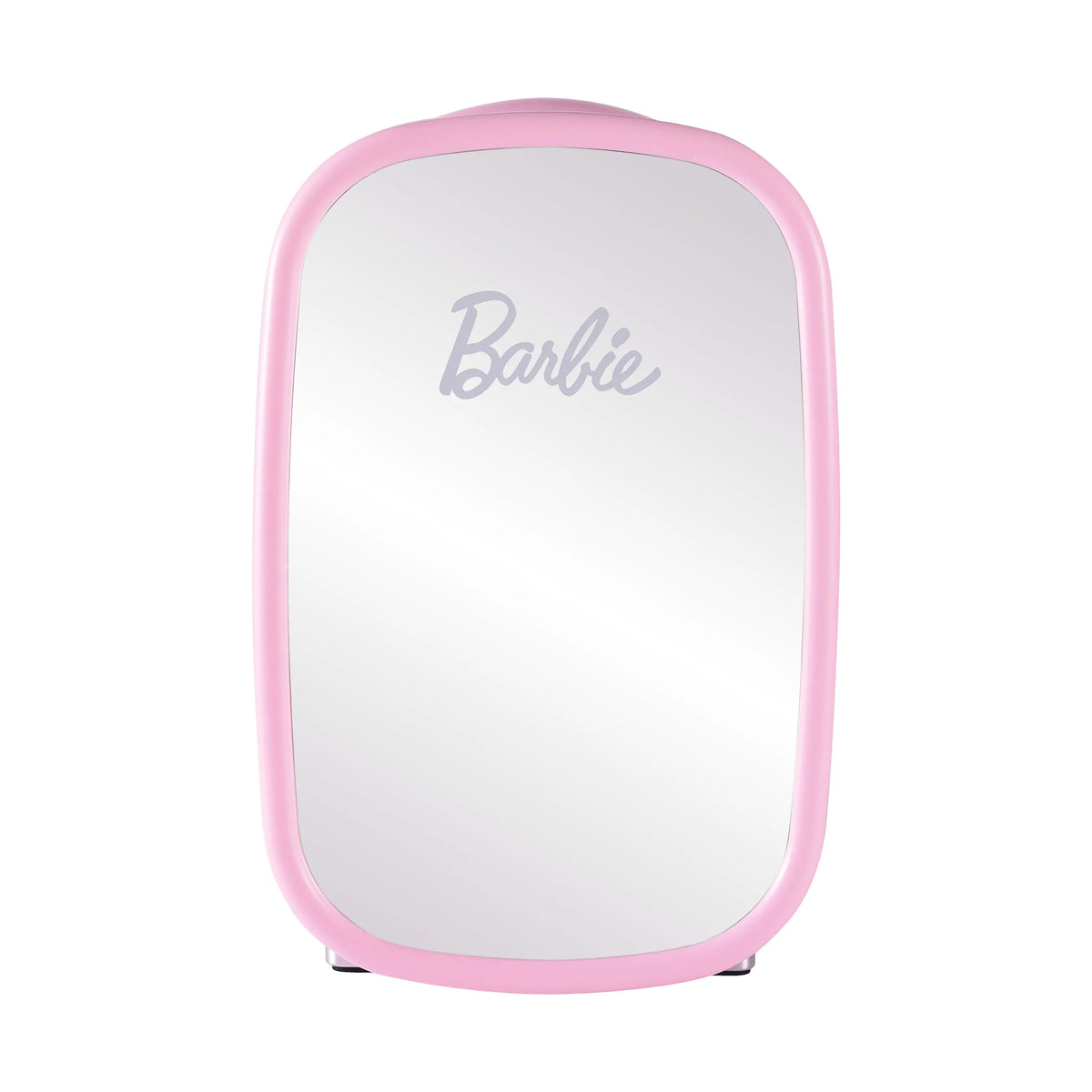 Pink 7L Mini Fridge with Glass Mirror Door Q2521