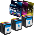 9 Pack Ink Cartridge for HP 940 940XL Officejet Pro 8000 8500 8500A Printer E212