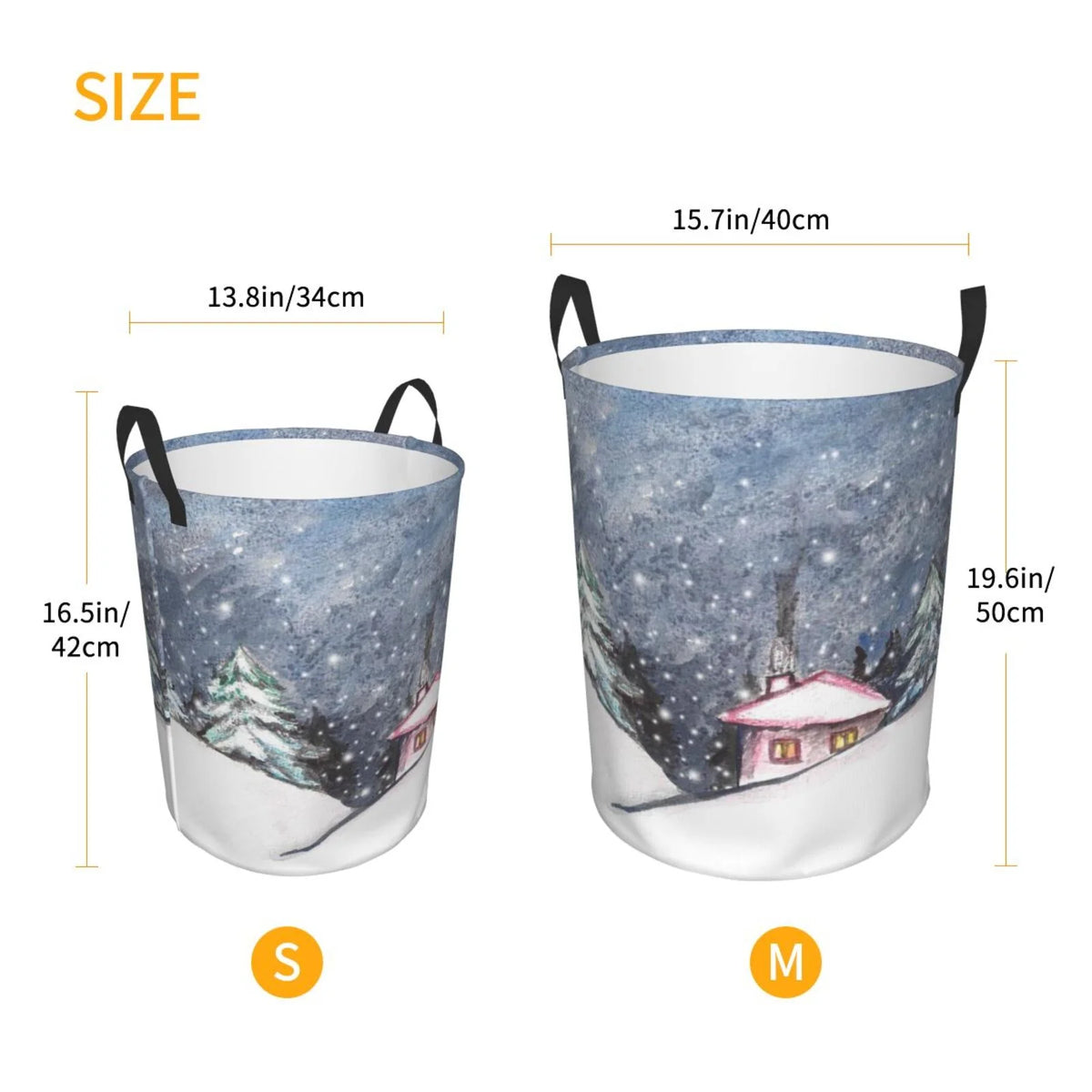 Collapsible Waterproof Laundry Hamper Q580616