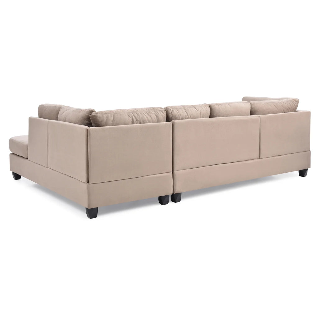 Mocha Sectional (3 Boxes) A52899
