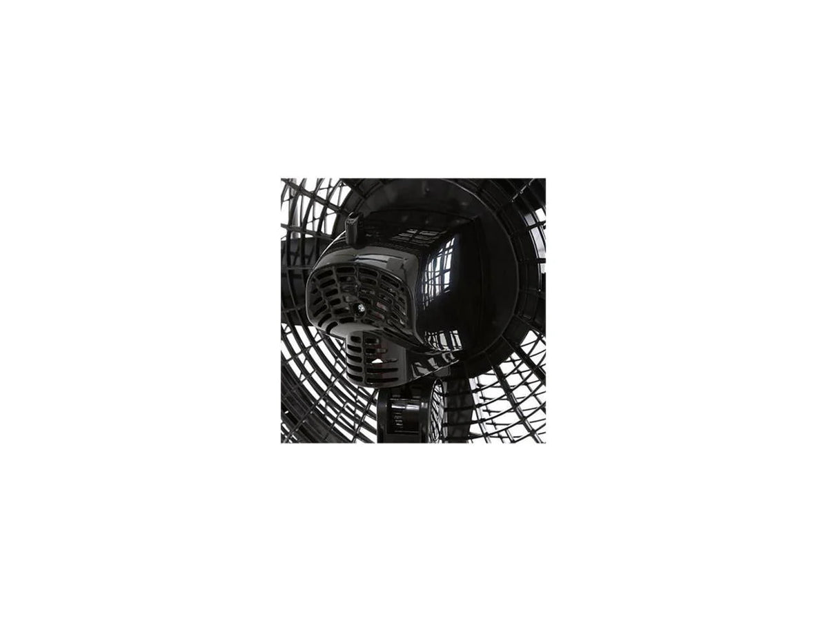 18 Oscillating Pedestal Fan with Remote, 3 Speeds, Black I706540