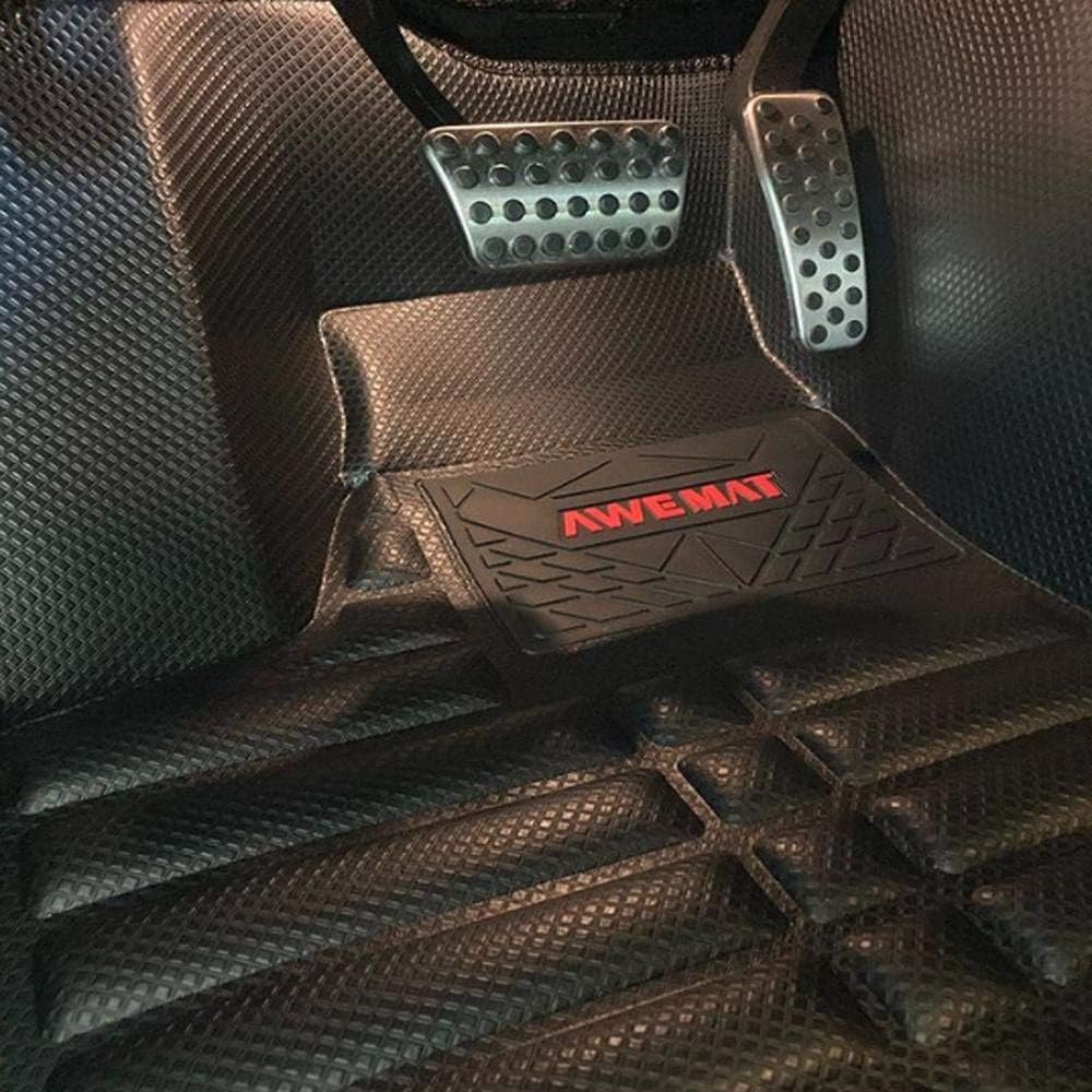 Black Waterproof Car Floor Mats for Toyota RAV4 2019-2022 S6030