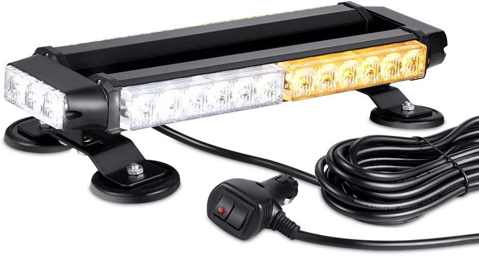 Magnetic Roof Flashing LED Emergency Strobe Light Bar P6438