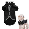 Dog Tuxedo Collar Bandana with Bow Tie V9532