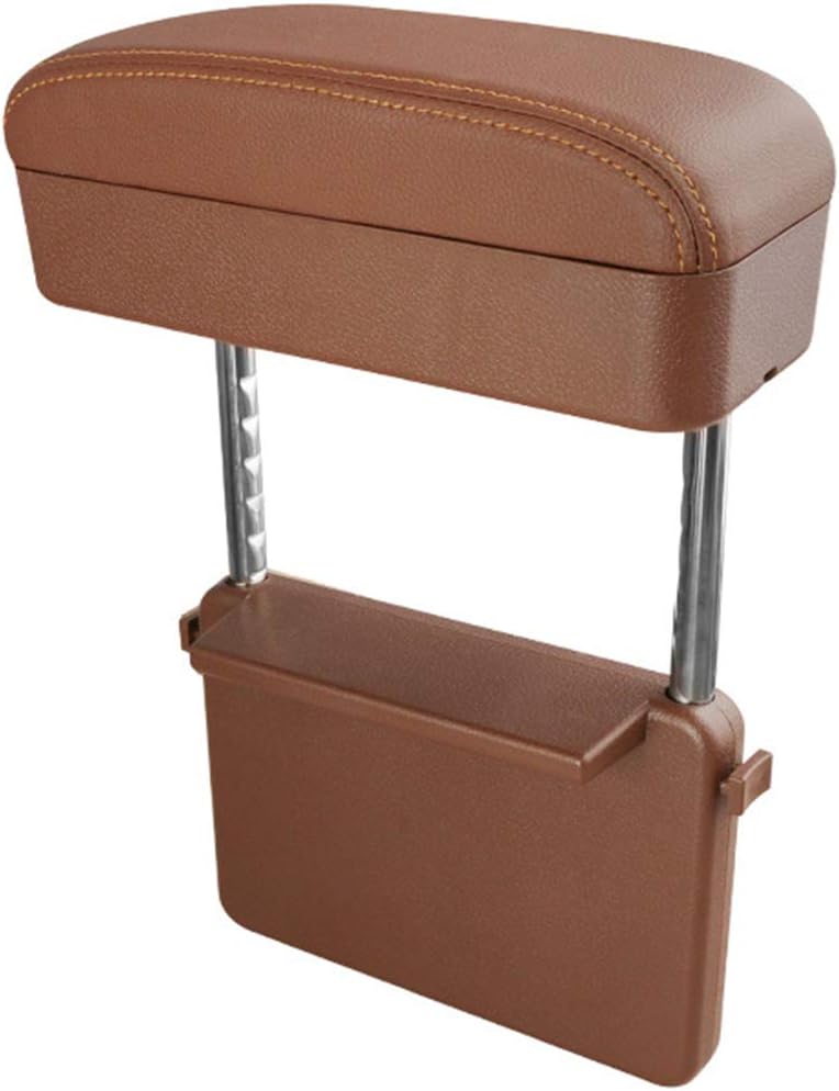Armrest Cushion Box Protector for Universal Auto Car Center Console Armrest Extender Elbow Forearm Wrist Rest Support Adjustable Height Comfort Pads with Black Line E63116