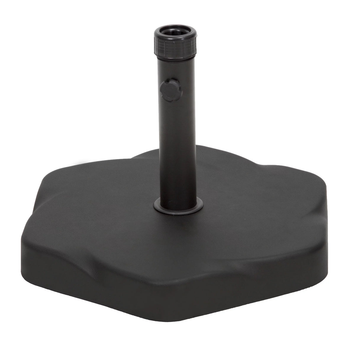 Black Concrete and Steel Umbrella Base M416