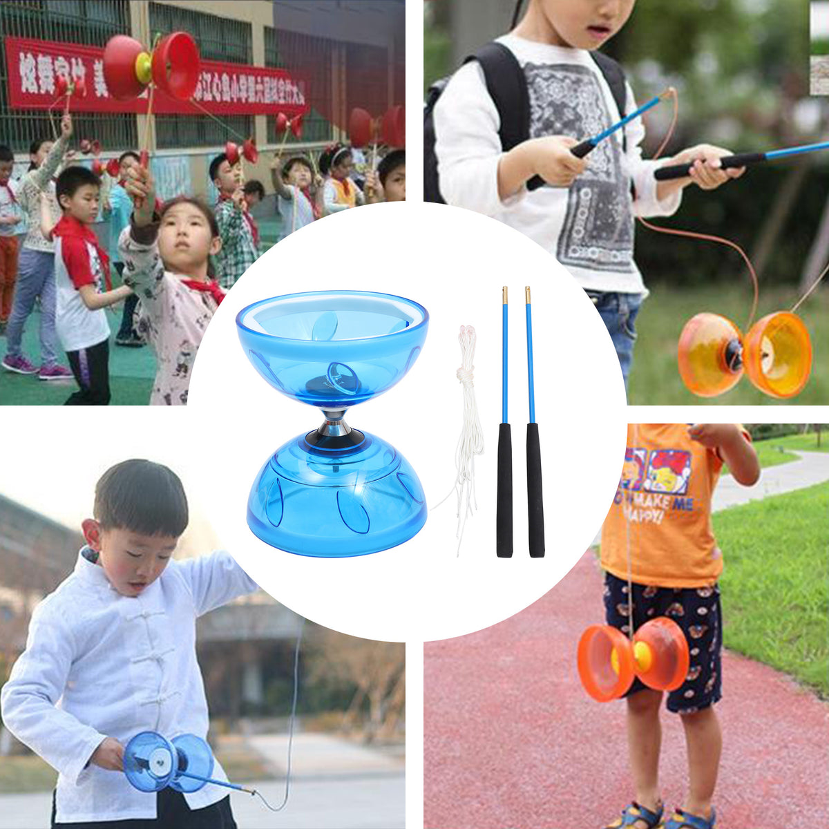 Chinese Yoyo Diabolo Toy Professional Juggling Diabolos Y352