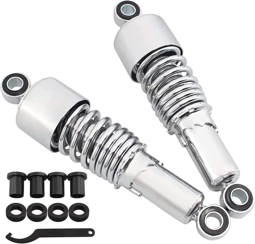 267mm 10.5" Rear Shock Absorber Chrome (A Pair) Y42145