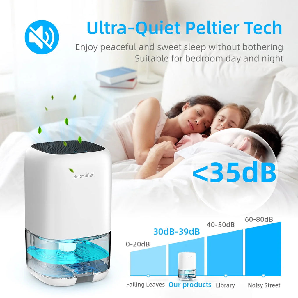 Portable Ultra Quiet Dehumidifier 1000ML B25564
