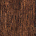 Wire Brushed Strand Woven Tobacco Solid Bamboo Flooring H1271