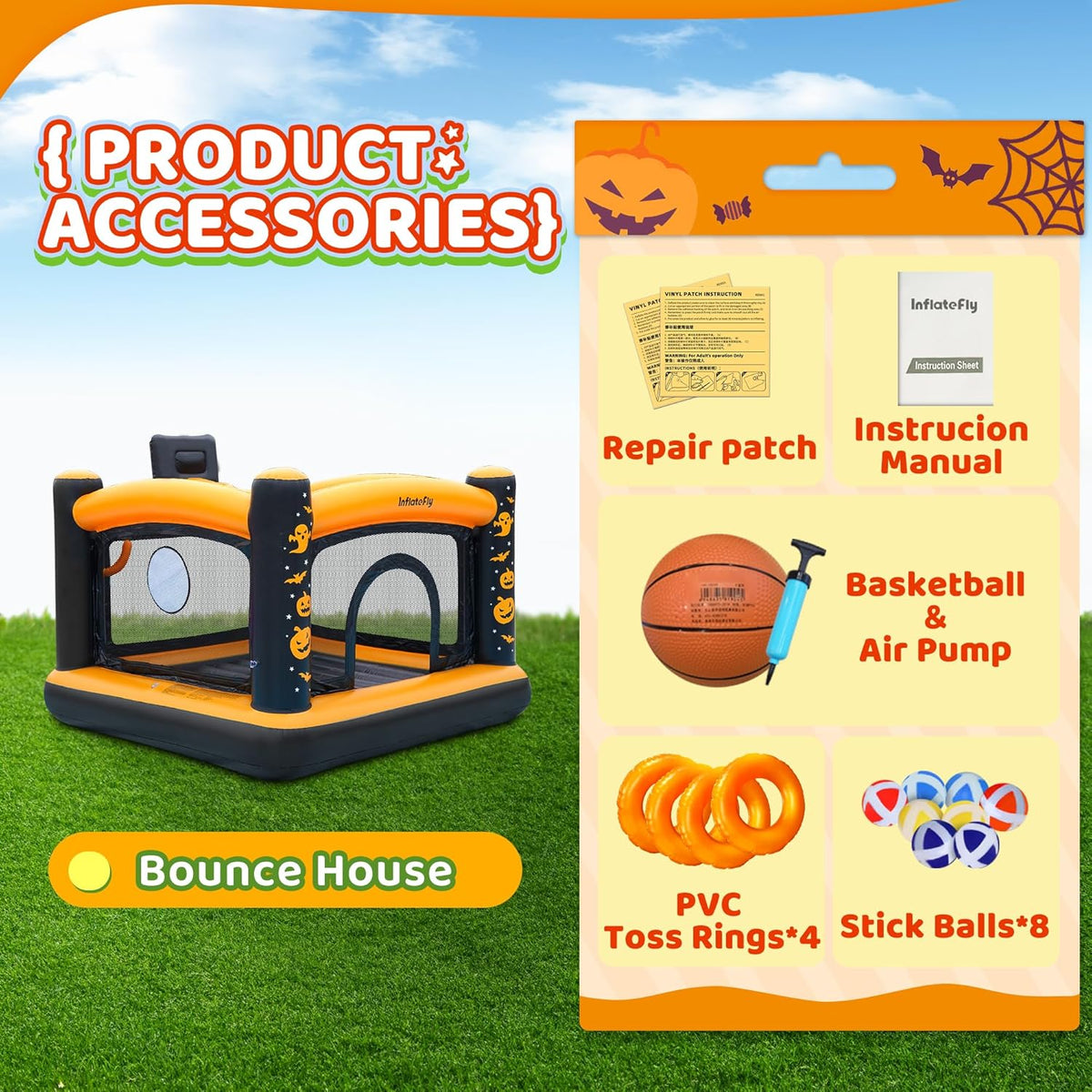 Inflatable Bouncy Castle with Ball Pit A6759