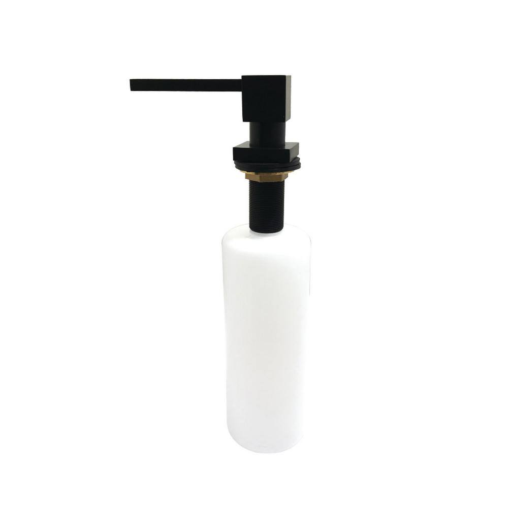 Modern Soap Dispenser in Matte Black Q58676