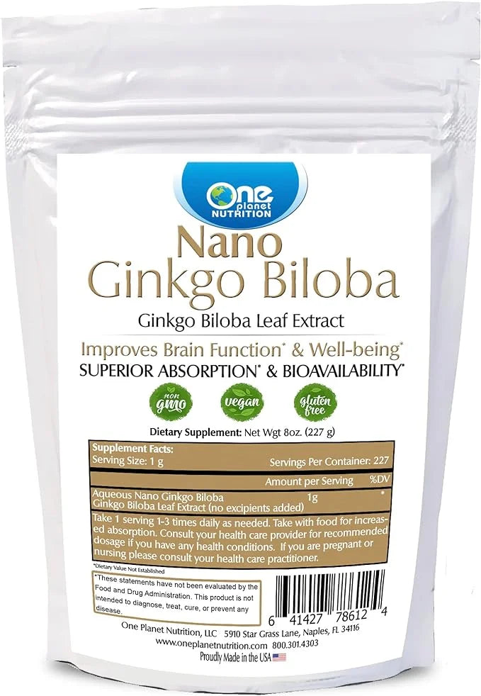 Ginkgo Biloba Extract Brain & Memory Drops Powder K23303