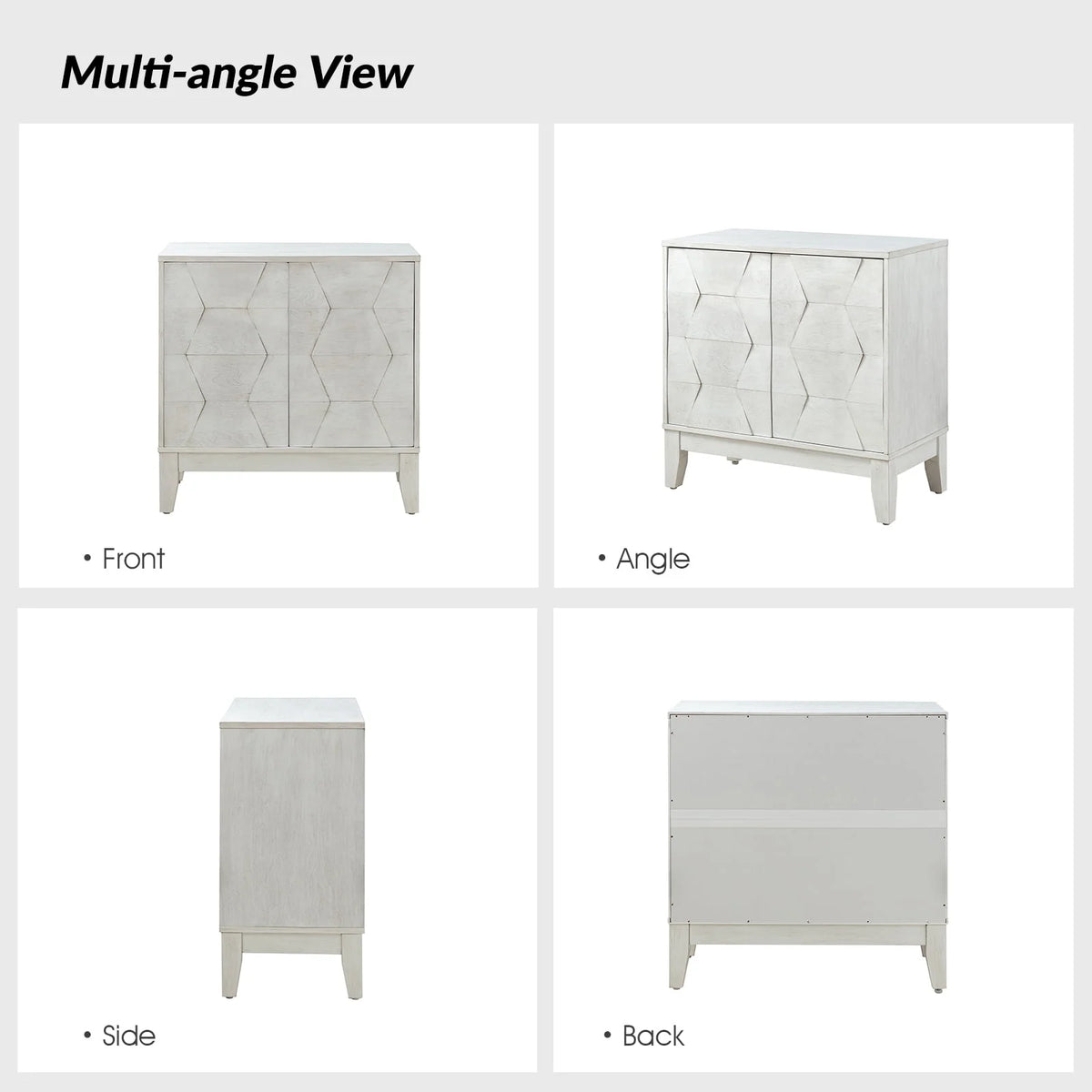 45'' 3 Door Wooden Sideboard Buffet S592077