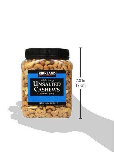 Unsalted Cashews, 2.5 lb, 2 Pack R71552