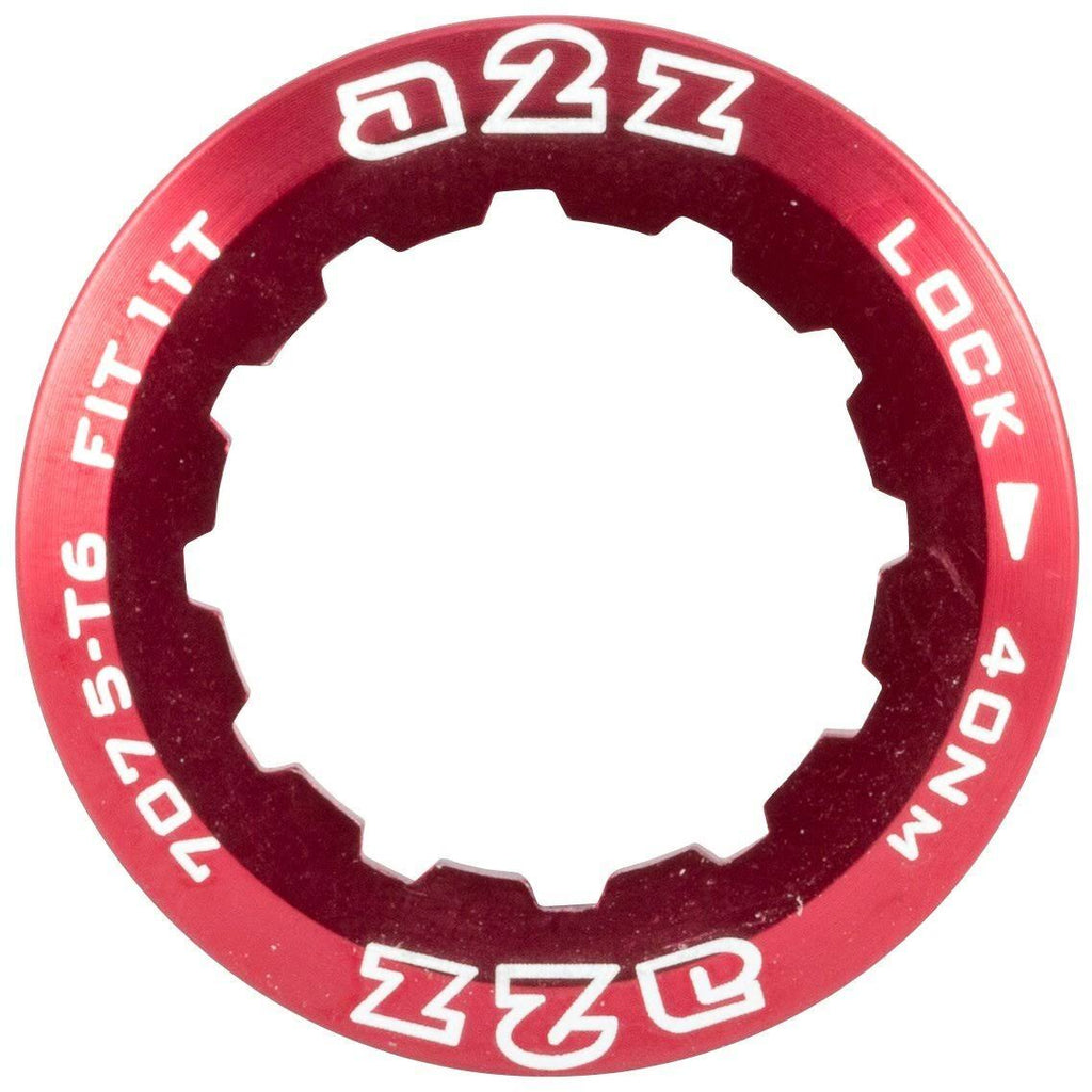 Alloy Cassette Lock Ring 11T Red W13240