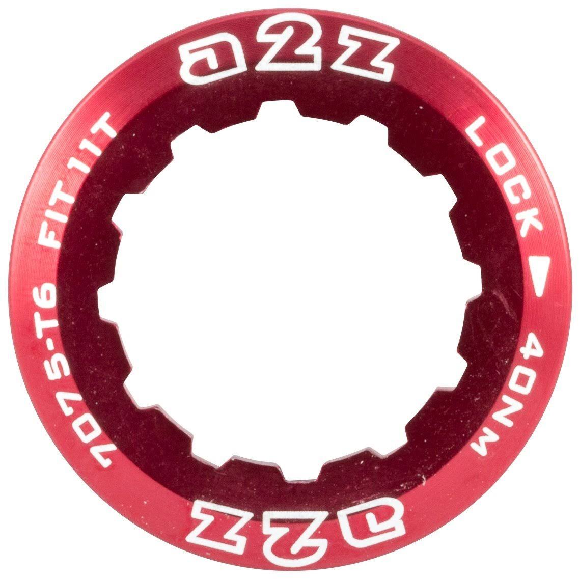 Alloy Cassette Lock Ring 11T Red W13240