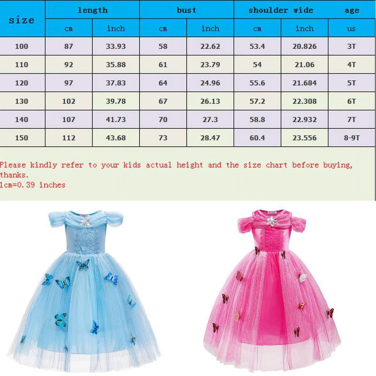 Girls Princess Costume Dress P435393