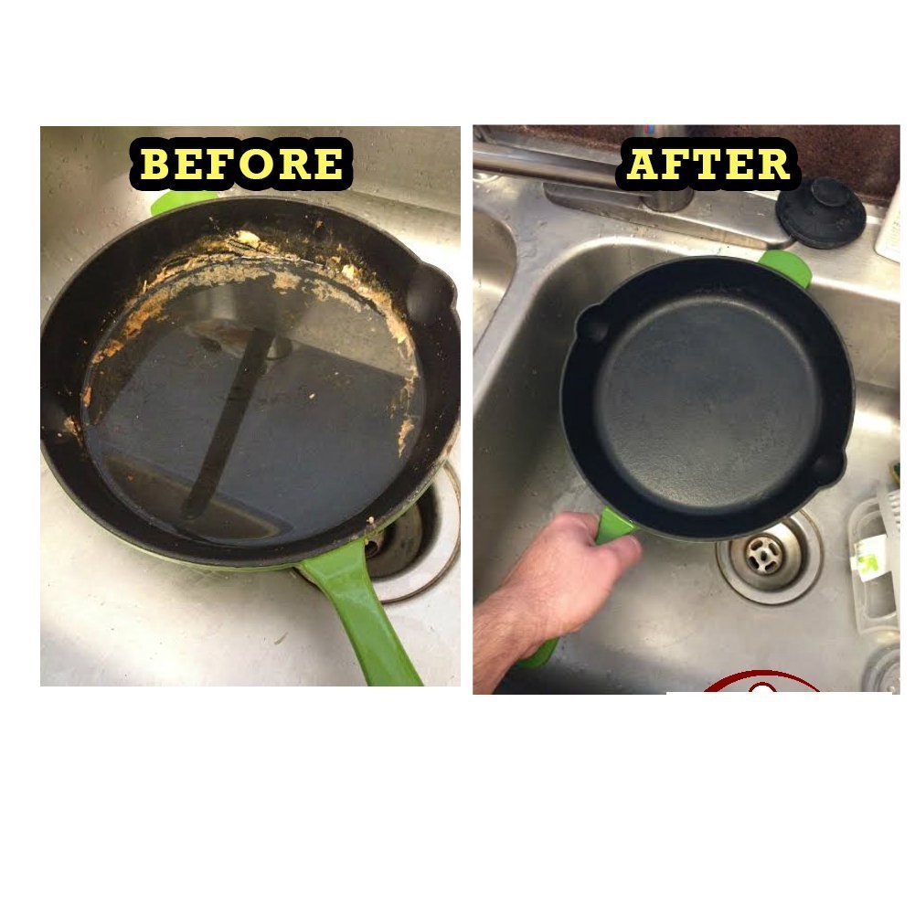 Stainless Steel Cast Iron Cleaner, 8x6 inch W8711