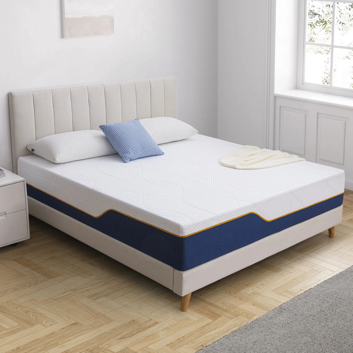 8 inch Twin Size Medium Gel Memory Foam Mattress T842517