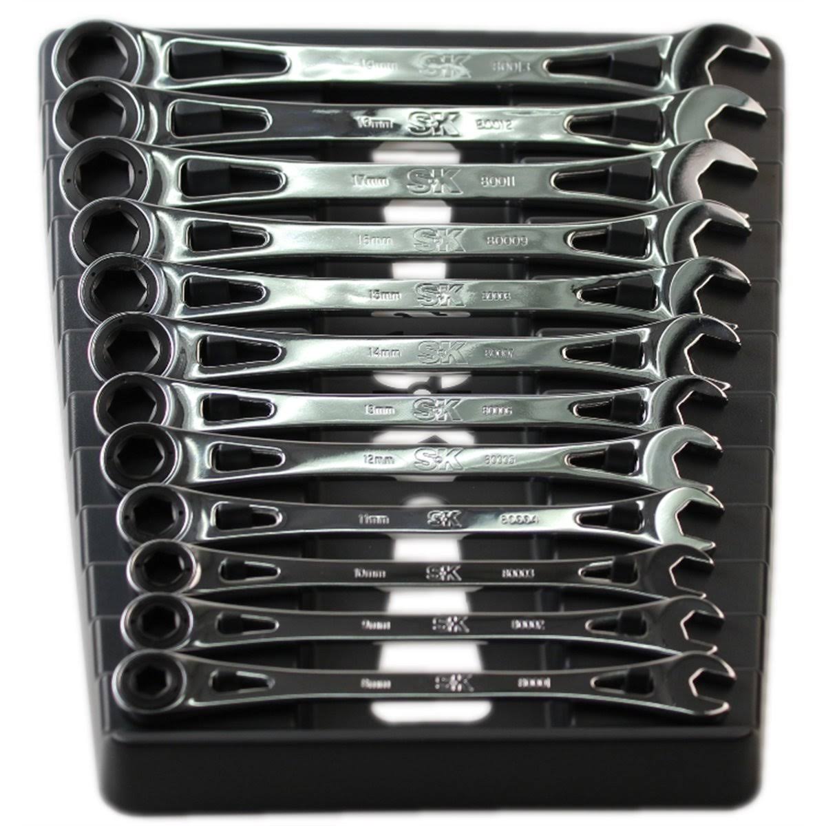 12 PC Metric Ratcheting Wrench Set S8232