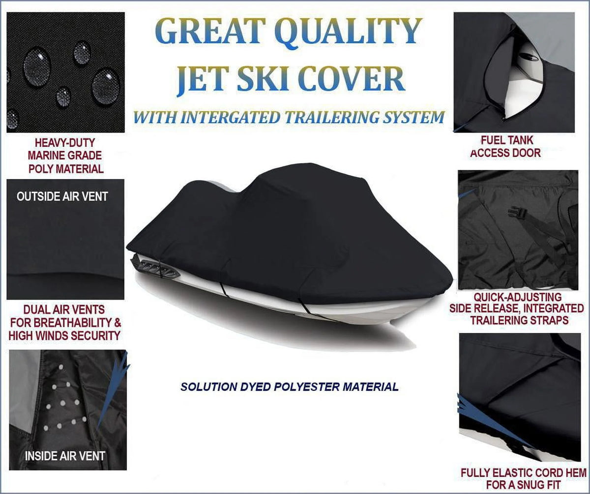 Black Jet Ski Cover C4431