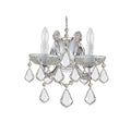 Crystal Chrome Sconce P900139
