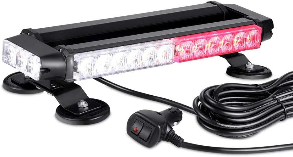 Magnetic Roof Flashing LED Emergency Strobe Light Bar P6438