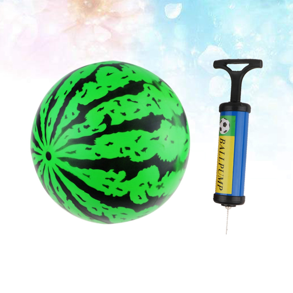 2Pcs 9 Inch Inflatable Bouncy Ball Kids Toys I9747