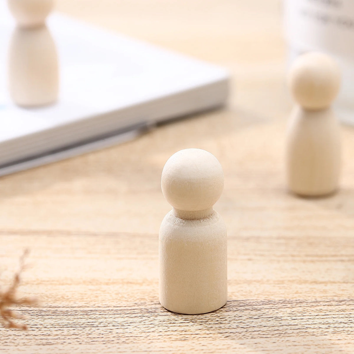 50pcs Unfinished Wooden Peg Dolls G4226