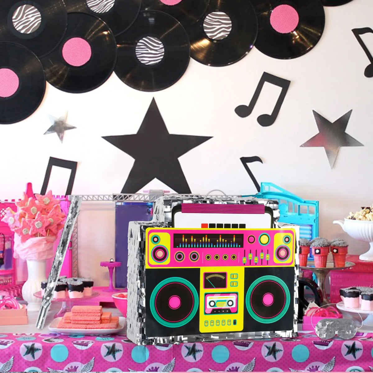 Boombox Pinata with Hanging Loop Q72791
